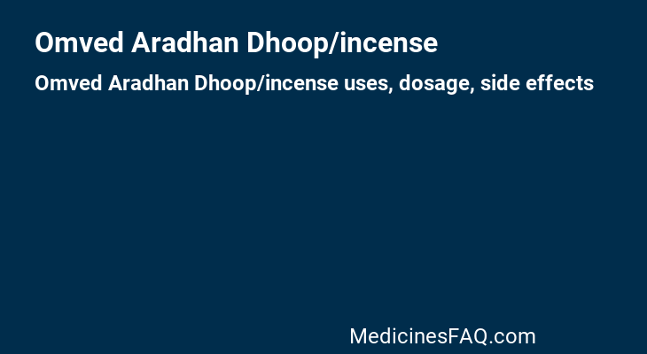 Omved Aradhan Dhoop/incense