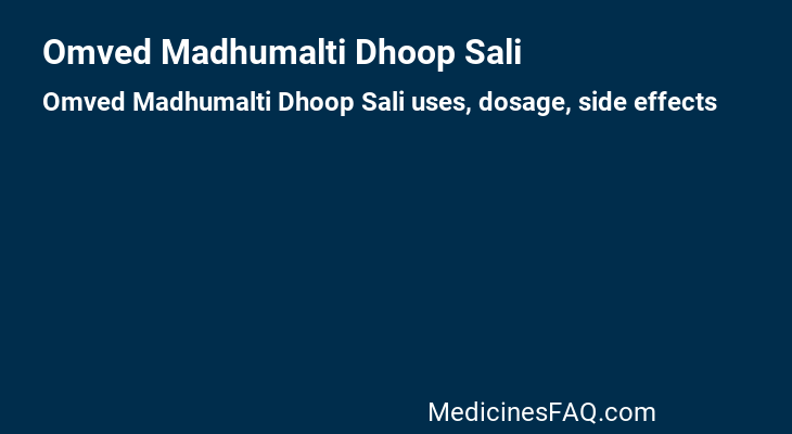 Omved Madhumalti Dhoop Sali