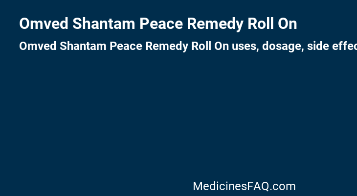 Omved Shantam Peace Remedy Roll On