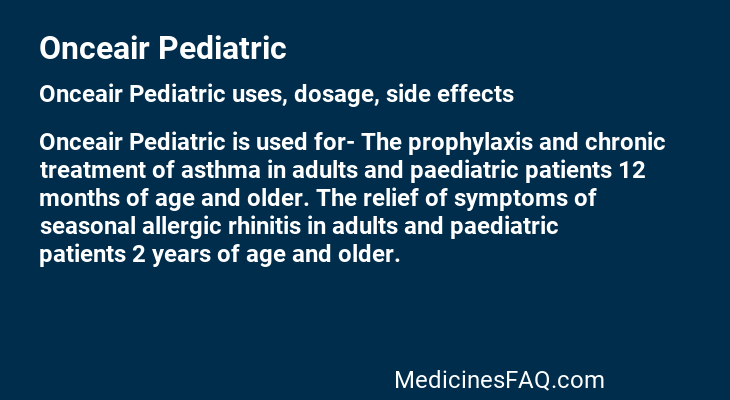Onceair Pediatric