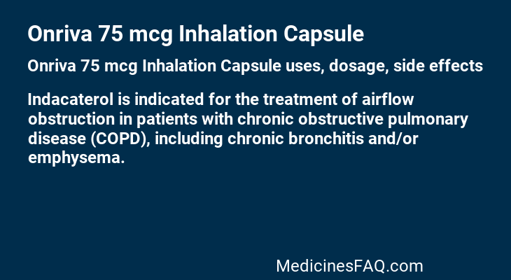 Onriva 75 mcg Inhalation Capsule