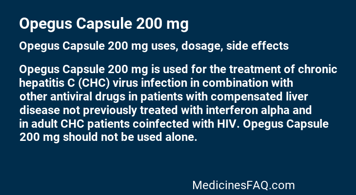 Opegus Capsule 200 mg