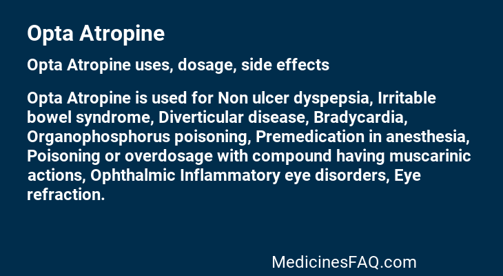 Opta Atropine