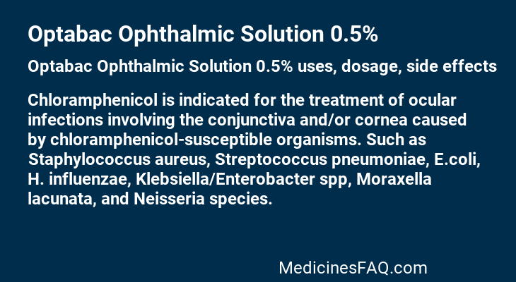 Optabac Ophthalmic Solution 0.5%