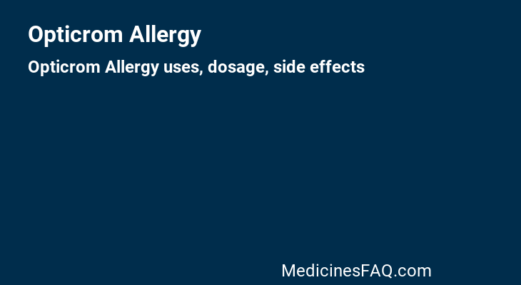 Opticrom Allergy