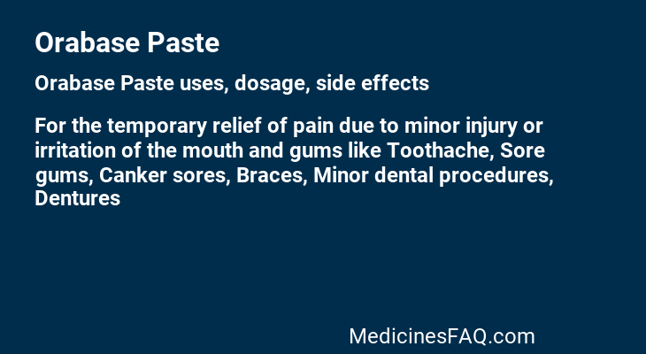 Orabase Paste