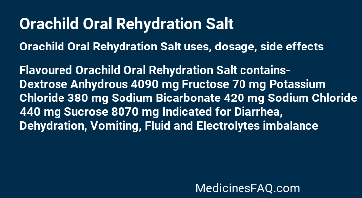 Orachild Oral Rehydration Salt