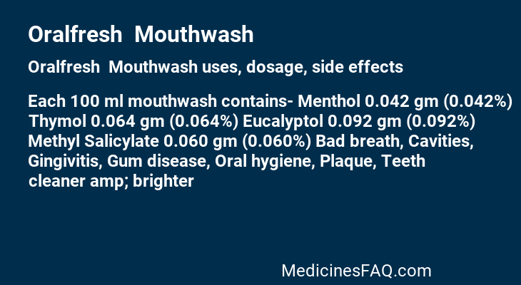 Oralfresh  Mouthwash