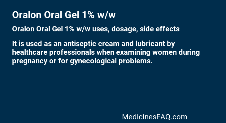 Oralon Oral Gel 1% w/w