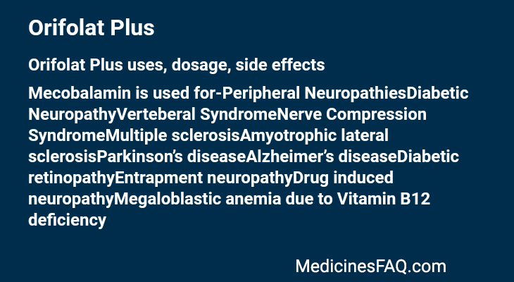 Orifolat Plus