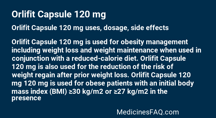 Orlifit Capsule 120 mg