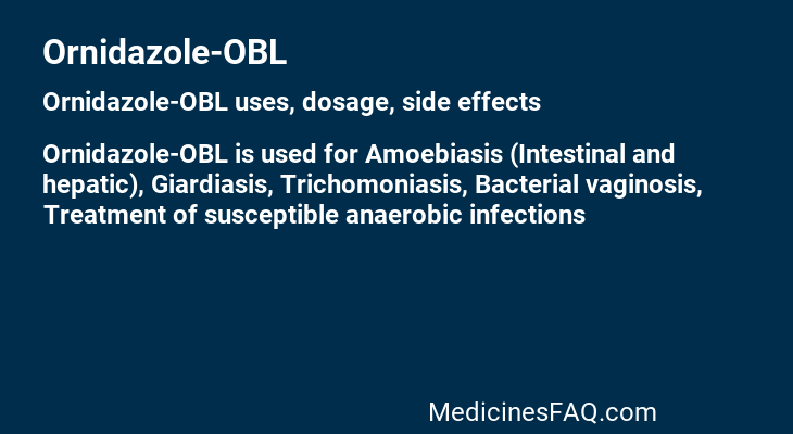 Ornidazole-OBL