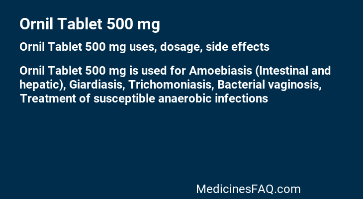 Ornil Tablet 500 mg