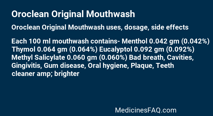 Oroclean Original Mouthwash