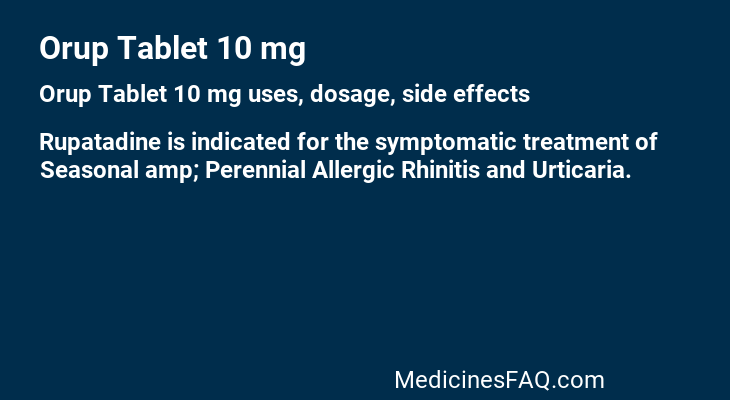 Orup Tablet 10 mg