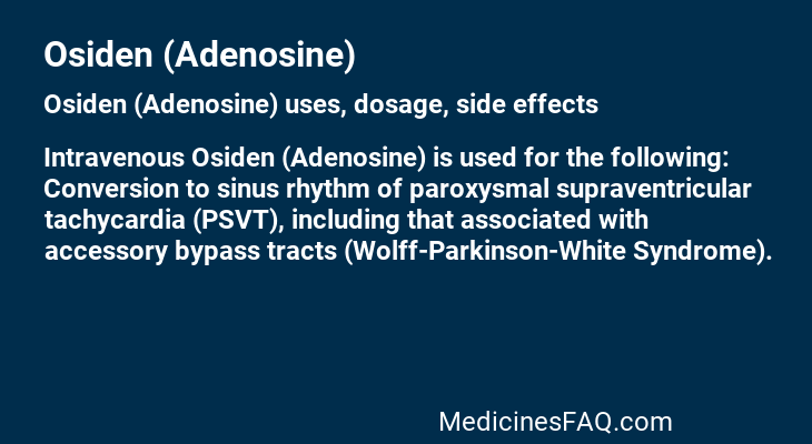 Osiden (Adenosine)