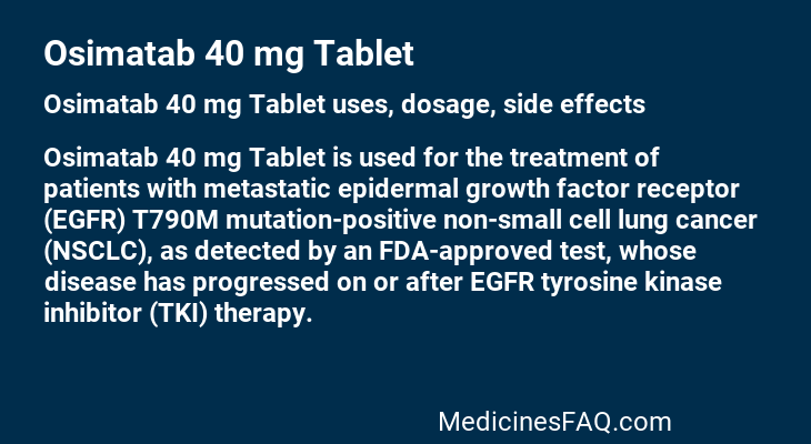 Osimatab 40 mg Tablet