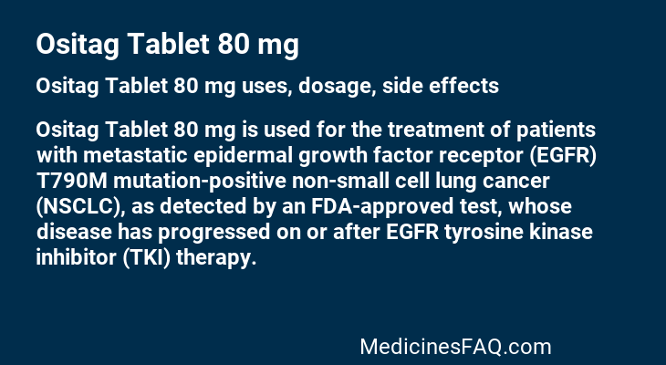 Ositag Tablet 80 mg