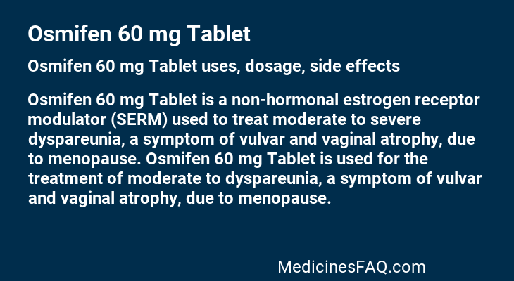 Osmifen 60 mg Tablet