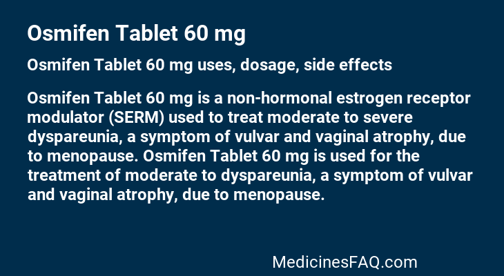 Osmifen Tablet 60 mg