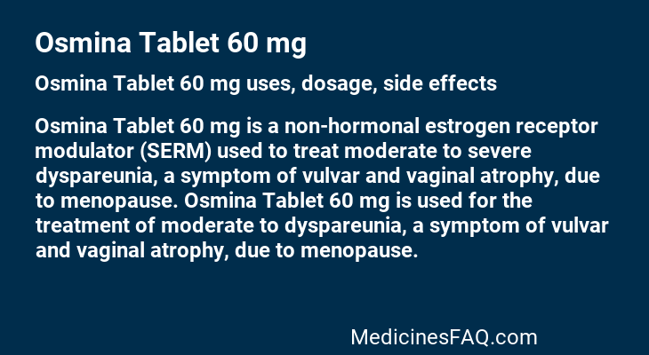 Osmina Tablet 60 mg