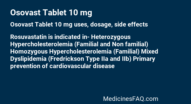 Osovast Tablet 10 mg