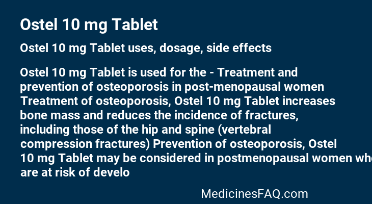 Ostel 10 mg Tablet