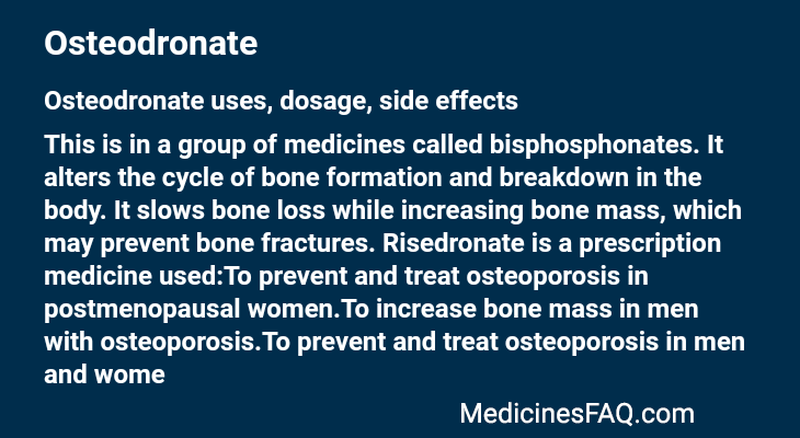 Osteodronate