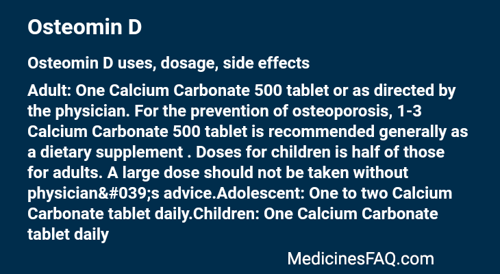 Osteomin D