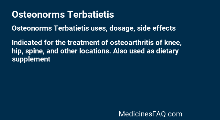 Osteonorms Terbatietis