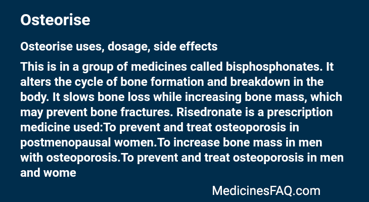 Osteorise