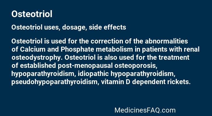 Osteotriol