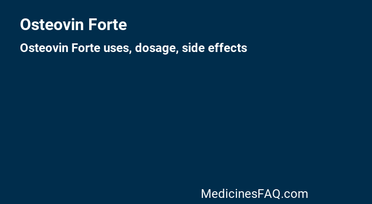 Osteovin Forte