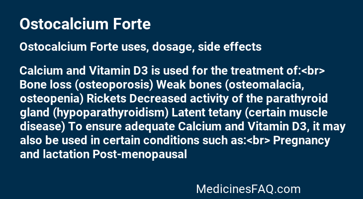 Ostocalcium Forte