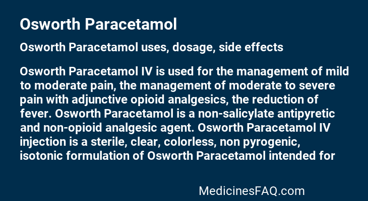 Osworth Paracetamol