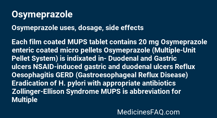 Osymeprazole