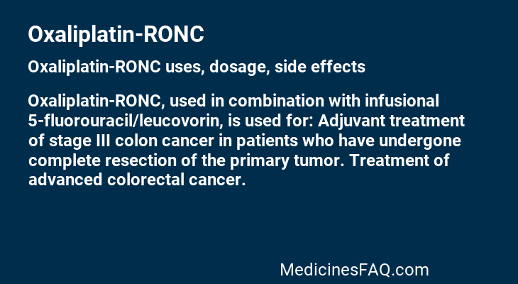 Oxaliplatin-RONC