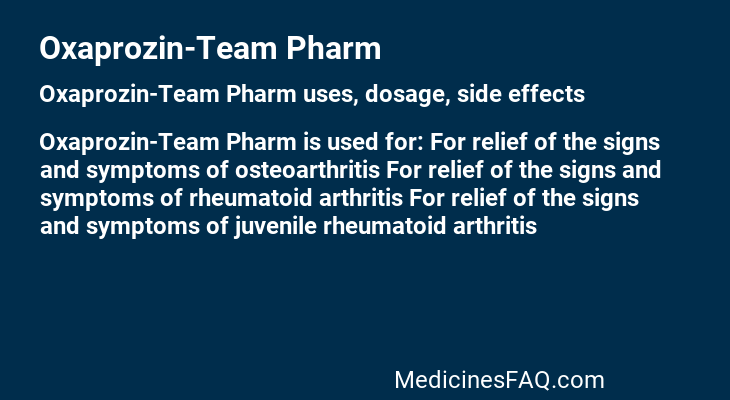 Oxaprozin-Team Pharm