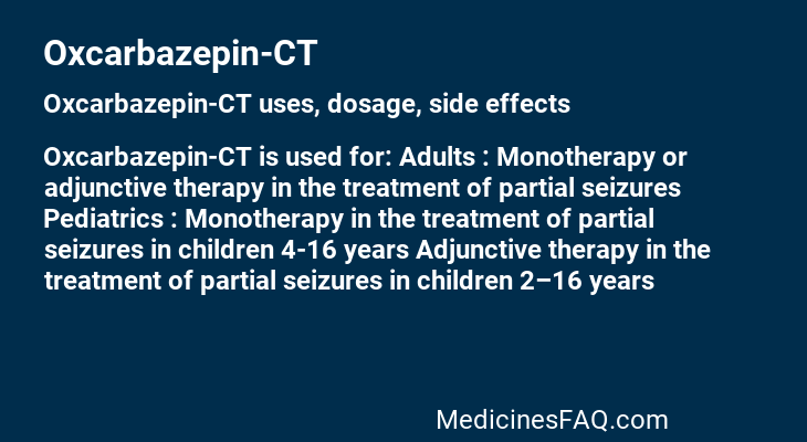 Oxcarbazepin-CT