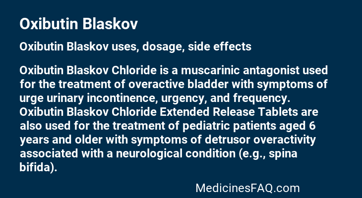 Oxibutin Blaskov