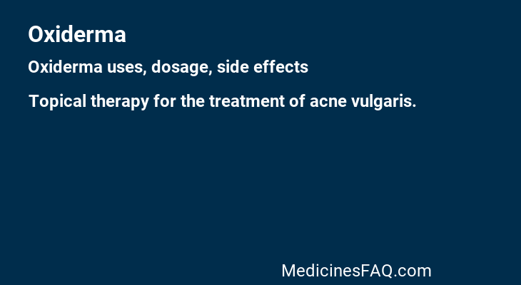 Oxiderma