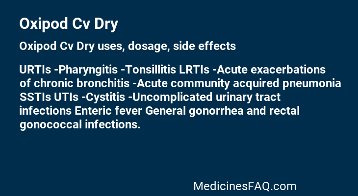 Oxipod Cv Dry