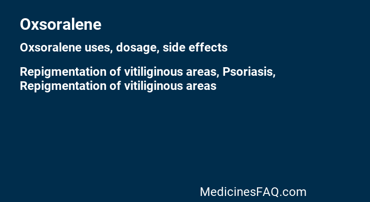 Oxsoralene