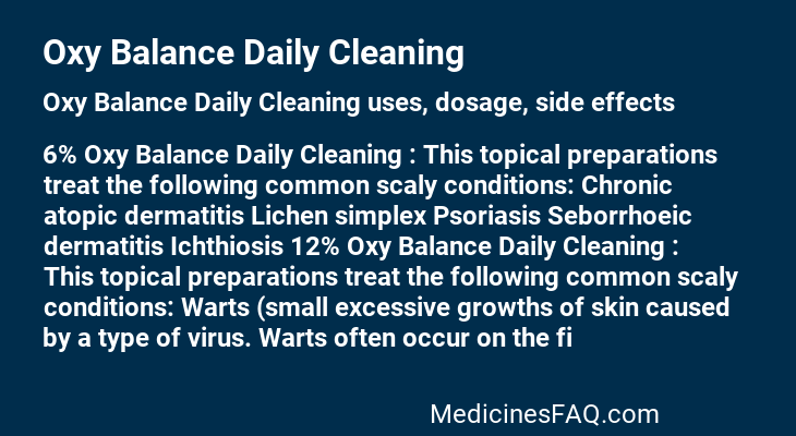 Oxy Balance Daily Cleaning