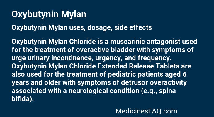 Oxybutynin Mylan