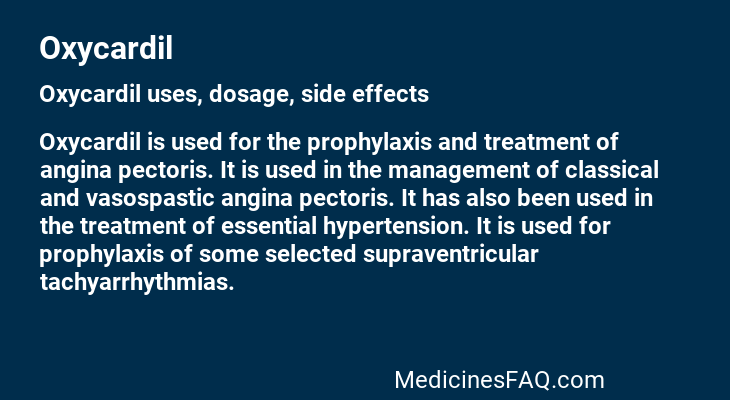 Oxycardil