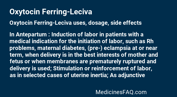 Oxytocin Ferring-Leciva