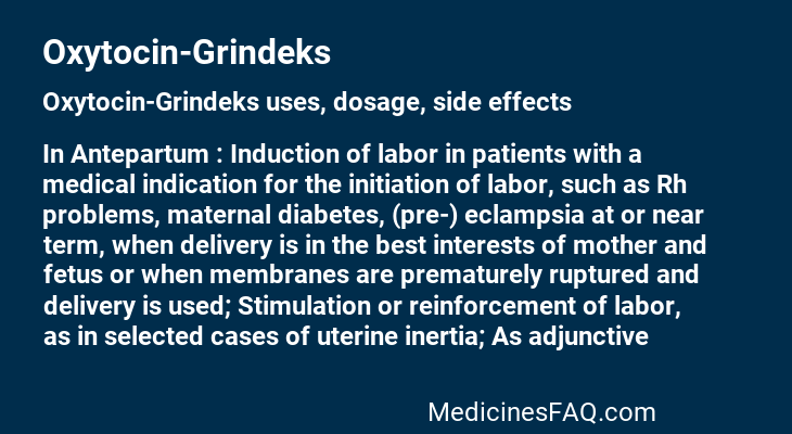 Oxytocin-Grindeks