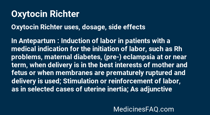 Oxytocin Richter