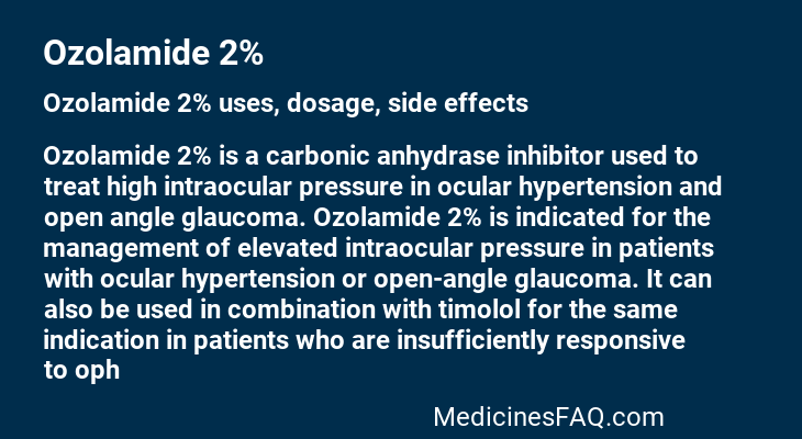 Ozolamide 2%